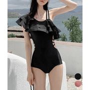 【日本倉庫即納】 バックリボンワンショルモノキニパレオ付き