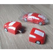 16/32/64GB 車の形をしたUSBフラッシュドライブ - 流行のフラッシュドライブ (赤い車)