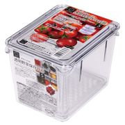 日本製 made in japan すのこ付き透明野菜保存容器　S KK-646