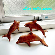 木彫り　ミニイルカ