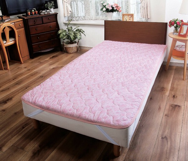 中綿入りふっくら防水敷パッド シングル ダブル