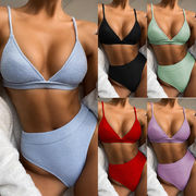 ビキニ 水着 ブラ bikini レディース セパレート水着 三角ビキニ 2点セット 大人可愛い