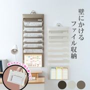 [生活用品] 壁掛け収納 ウォールポケット A4ファイルケース クリアファイル