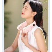 2025年新品　超人気携帯ミニ扇風機　充電式 ネックファン    5段風量 熱中症対策