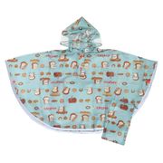 【レイングッズ】パンどろぼう キッズレインポンチョ 90cm