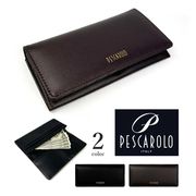 全2色 PESCAROLO ペスカロロ リアルレザー スリム 札入れ 長財布 ロングウォレット 本革