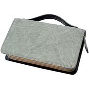 RED　CROW　本エレファント　象革　日本製　特殊モデル　男女兼用　ミニセカンドバッグ　TE-191　GY