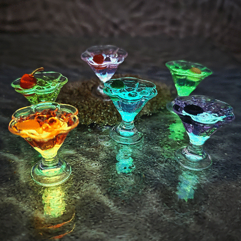 夜光 チャーム 可愛い キーホルダーパーツ デコパーツ DIY素材手作りアクセサリーパーツ