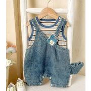 2025夏新作★韓国風子供服★ズボン★サロペット★オーバーオール&トップス ★2点セット★73-110cm