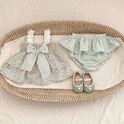 73~110cm　ベビーキャミソール＋パンツ　上下セットアップ　韓国ベビー服