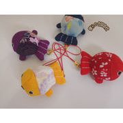 キーホルダー 日本和風 バックチャーム ストラップ チキーホルダー レディ-ス小物 可愛い 金魚 5cm*5cm