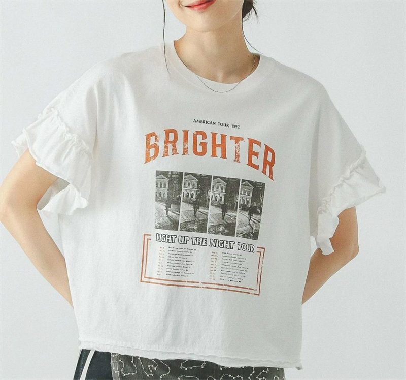 2025年INS 春夏新作 おしゃれ 気質 カジュアル系 トップス Tシャツ