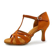 ベリーダンス 社交ダンス ダンスシューズ ラテンダンス レディース 少女 ダンス靴 練習靴 7.5CMヒール