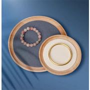 タイムセール限定超目玉商品  高級天然木製ジュエリーディスプレイスタンド 手首アクセサリー収納トレイ