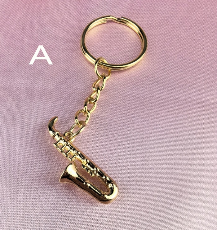 サックス ユーフォニアム キーホルダー バッグペンダント 楽器