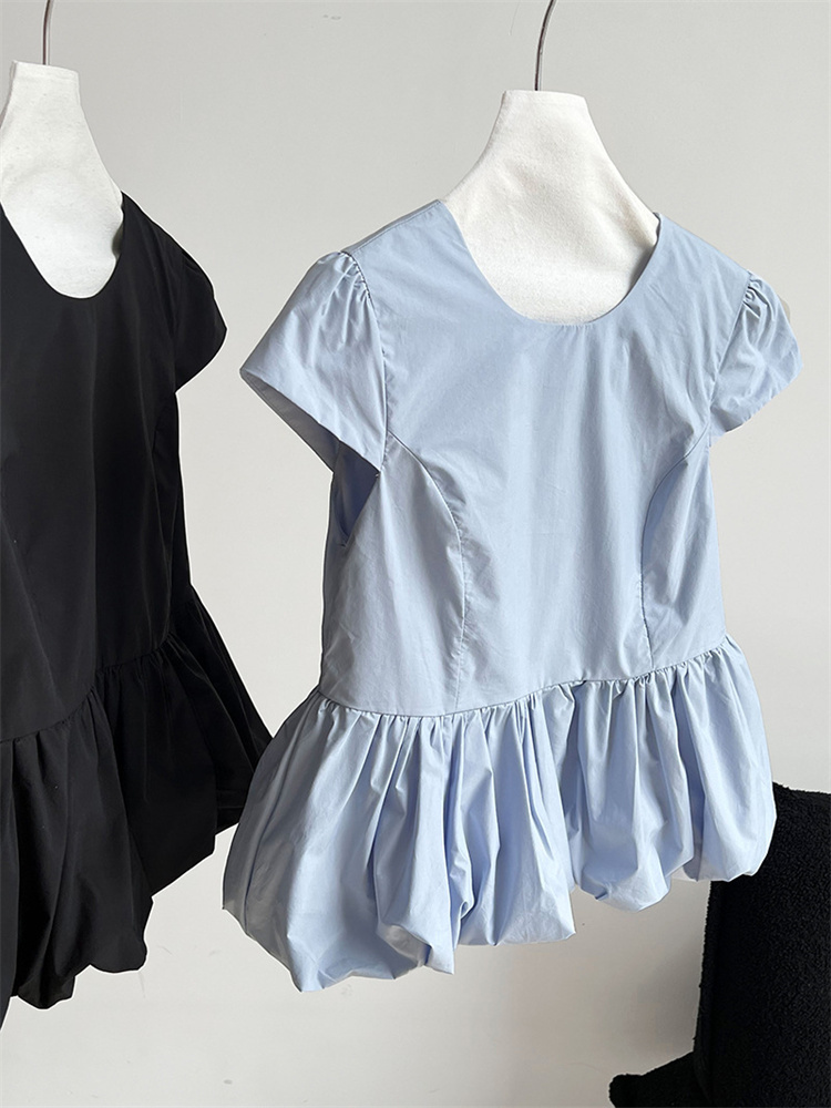 この1枚で今年風に 激安セール 2025春夏新作 シンプルデザイン半袖Tシャツ ラウンドネック上品トップス