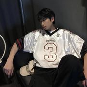 Tシャツ 半袖 男女兼用 プリント入 ゆったり 夏にピッタリ