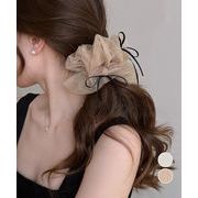 【日本倉庫即納】 透け感ヘアゴム シュシュ 蝶結び 韓国風