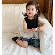 女の子 タンクトップ レース付き 花柄 おしゃれ 夏 肌着 インナー ギフト対応  夏服 子供服