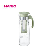 『HARIO』かご網付き水出し茶ポット　スモーキーグリーン　HCC-12-SG （ハリオ）