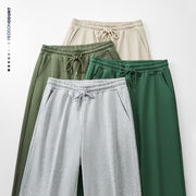 メンズ ジョガーパンツ ユニセックス対応 無地 スポーツカジュアルロングパンツ ボトムス★全10色