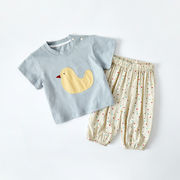 「2025」子供服★トップス+ズボン★セットアップ★韓国風子供服★80cm～110cm