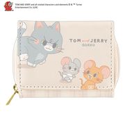 ■CRUX(クラックス)■　トムとジェリー　三つ折り財布　ベージュ