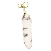 ■CRUX(クラックス)■　ふわふわしっぽキーホルダー　Sサイズ ベージュ