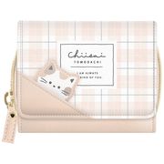 ■CRUX(クラックス)■　ぴょこふれ　三つ折り財布　ネコ