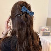 2色 ポニーテールヘアピン フラットヘアピン フロッグバックルヘアピン 気質ヘアアクセサリー