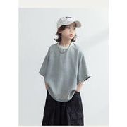 2025夏新作  夏服  韓国風子供服 キッズ服 トップス Tシャツ 男女兼用 カジュアル 120-170cm
