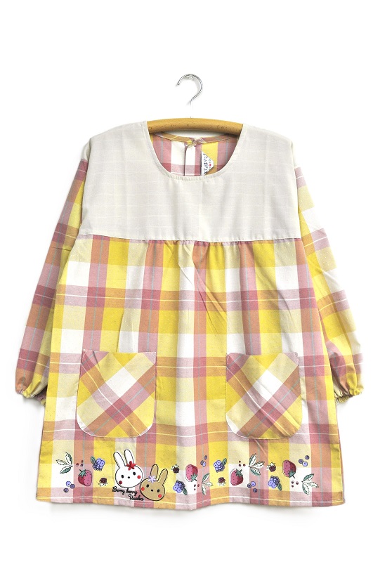 【即納】おてんばママカッポー　レディースエプロン 保育士 介護士