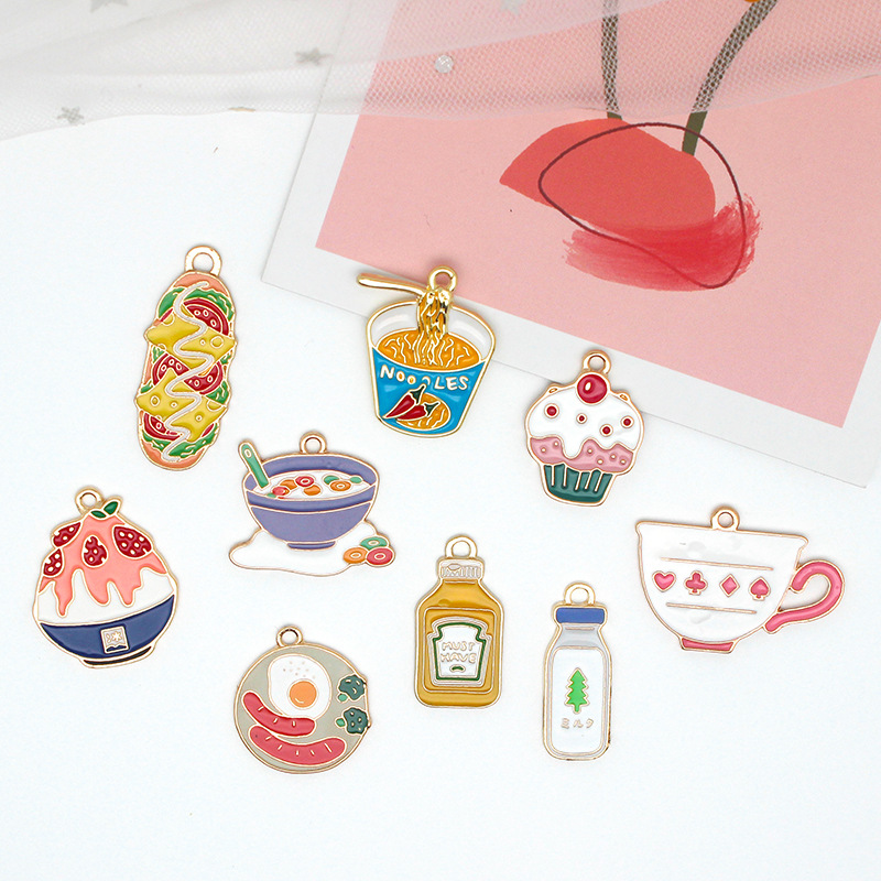 食べ物 カップ DIY ハンドメイド コーヒー デコパーツ アクセサリーパーツ ラーメン カップケーキ かき氷