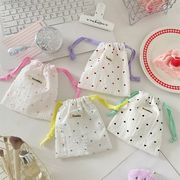 化粧ポーチ 多機能　収納ポーチ　小物収納　韓国ファッション　ミニー 　小銭入れ　ハット　心