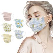不織布マスク＊大人用 ＊防塵＊花粉症＊ウイルス対策＊使い捨てマスク＊花粉カット*多色