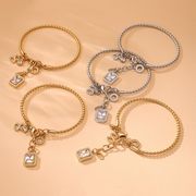 サージカルステンレスバングル　アクセサリー　金属アレルギー対応　ファッション　18kコーティング