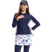 [Wotivon] 水着 レディース 体形カバー 5点セット ラッシュガード フィットネス水着 UPF50+