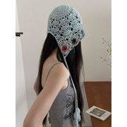 ビーニー  ニット帽子 ファブリック 帽子 レディースハット 頭巾