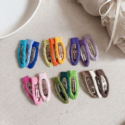 2025新作　森ガール　女の子　ヘアピン　ヘア飾り　布　10点入り　髪飾り　子供雑貨　キッズ　クリップ