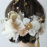 【和風髪飾 】夏祭り　着物浴衣　 和風ヘアピン　へアアクセサリーYH00007