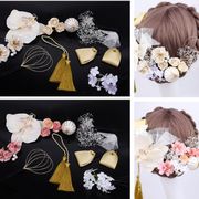 【和風髪飾 】夏祭り　着物浴衣　 和風ヘアピン　へアアクセサリーYH00010