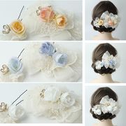 【和風髪飾 】夏祭り　着物浴衣　 和風ヘアピン　へアアクセサリーYH00023