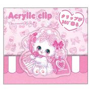 飴ノ森ふみか  アクリルクリップ あいどるピンク 165313