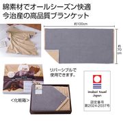 今治タオルのリバーシブルブランケット