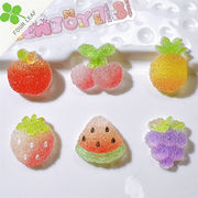フルーツ アクセサリーパーツ デコパーツ ペンダント ハンドメイド 貼り付けパーツ 手芸 DIY 可愛い