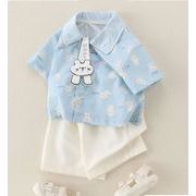 2025新作 　ベビー服　トップス Kシャツ  パンツ　セットアップ★73－100CM