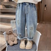 2025秋新作 韓国子供服 ジーパン子供服 ベビー服  キッズ服  ズボン 90-140cm