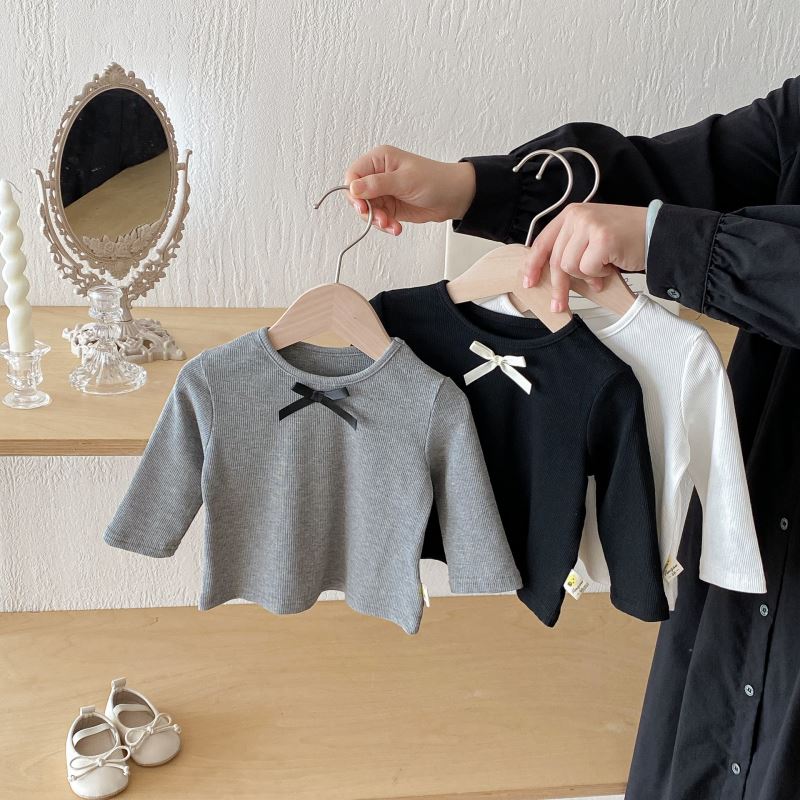 2025★春秋新作★韓国風子供服★トップス★66cm～100cm 3色