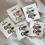 ウサギヘアピン　ヘアアクセサリー　レディース　デザイン　韓国風　髪飾り