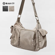 【2025年夏の新作】メニーポケット ナイロン ショルダー バッグ カメラバッグ／MinoriTY